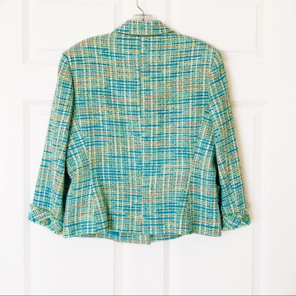 Henry Lee Vintage Boucle Knit Jacket Size 8 - Picture 2 of 6